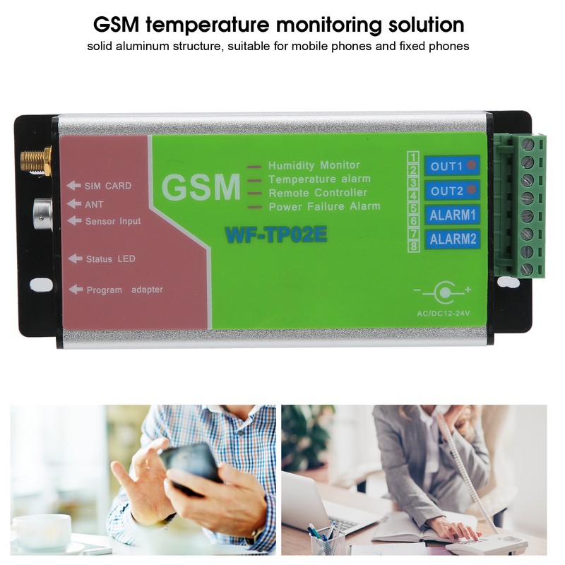 Temperature Alarm Power Failure Alert Remote Monitoring Controller GSM Signal