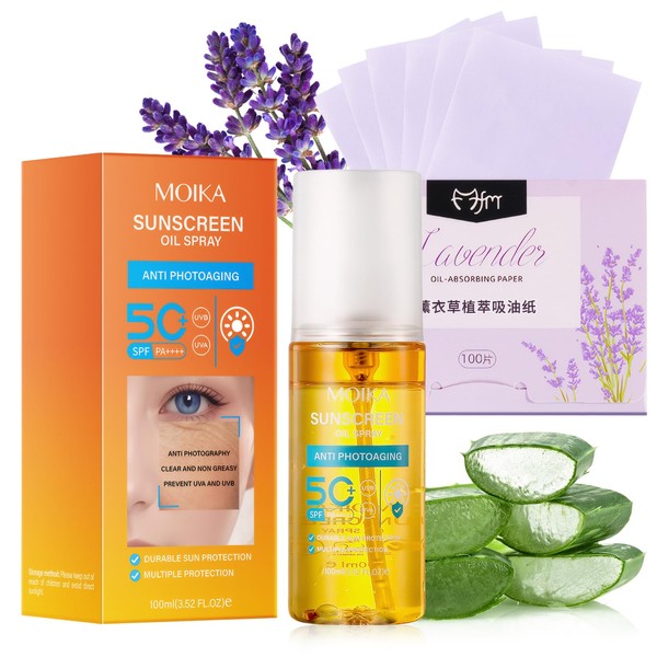 Sonnenspray Lsf 50, 100ml Sonnencreme 50, Wasserfest Und Schweißfest, Langanhaltend