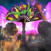 Infinity Republic Mardi Gras (Party) X-Large Hand Fan