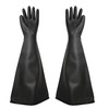 HOLDWIN Heavy Duty Sandblasting Gloves 27.5" Rubber Gloves for Sandblaster