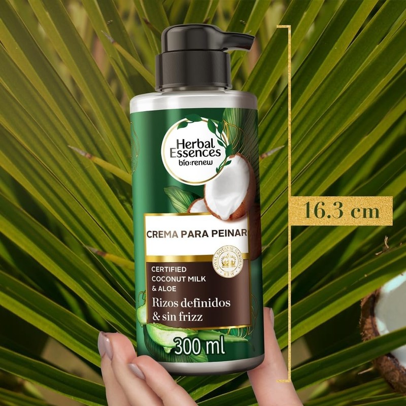 Herbal Essences Crema para Peinar Bio:Renew Leche de Coco y