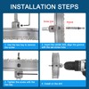 HARFINGTON Metal Hole Saw TCT Carbide Cutter 115mm / 4-1/2"