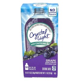 Crystal Light with Caffeine Grape On the Go Drink Mix 1.1 oz