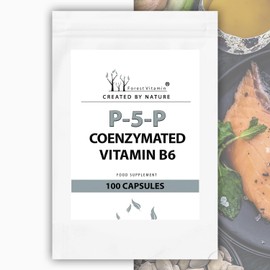 P5P - Forest Vitamin - P5P Coenzymated Vitamin B6-100 Capsules - 3 Months Supply - Vitamins and Minerals