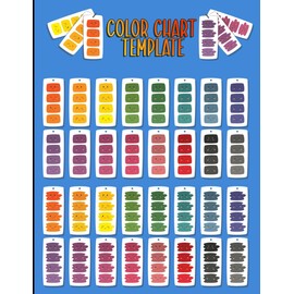 Color Charts: Professional Organizer for Artists to Manage Marker Sets, Pencil Shades, and Crayon Collections