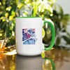 Vaporwave Japanese Wave Surfing Gift for Axolotl Lovers 11oz 15oz