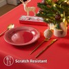 Fantastshop 2 Pack Christmas Red Table Cloths Rectangular, Solid Rectangle