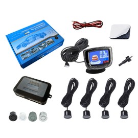 VEGA® Black Rear Bicycle with LCD Display - French Brand with 4 Sensors