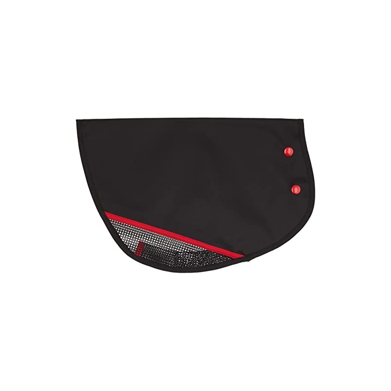 Kawasumi Seisakusho KW-467BK/RD Bicycle Summer Steering Wheel Cover, Black