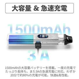 [XROS5] VAPORESSO XROS 5 Beporesso Cross Five | COREX 3.0, 1500 mAh, 0.88-inch LCD, RDL/MTL Compatible, Airflow Adjustment Mechanism, Includes FlavorKitchen Original Mini Pouch, VAPE Vape Electronic