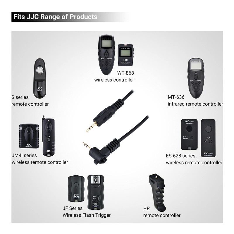 JJC Shutter Release Connecting Cable for OM System OM-1, OM-5,