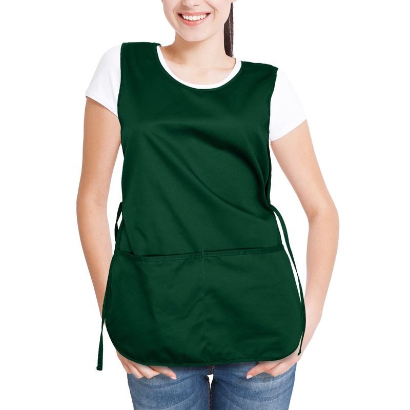 DALIX Cobbler Apron 2 Pockets Smock Regular 28.5" x 18.5"