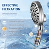 Sagetta Magnetic Handheld Shower Head with Filter, 10 Spray Modes,