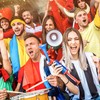 Relaxdays Megafono per Tifosi, Altoparlante in Plastica per Feste e