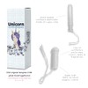 UNICORN Tampons, Organic Plant-Based Compact Applicator Regular Cotton Tampon Cartridge