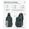 OIWAS - Mochila cruzada para hombre, mochila de una correa
