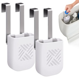 Moonoom - 2 soportes de limpieza para depósitos de inodoro, 3.7 x 2.9 x 0.7 pulgadas, soporte de tablet para inodoros, limpiador de inodoros para evitar residuos disueltos de contaminación del tanque