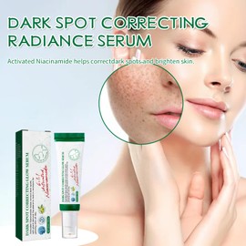 Fleck Dark Spot Glow Serum 50ml, Beauty Helligkeits-Niacinamide Serum, Dark Spot Remover, Hyaluronsäure & Anti-Spot Formel, Feuchtigkeit & Erhellung, Vegan & Parabenfrei, für Strahlende Haut Dunkle