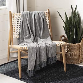 Safavieh Home Collection Amada Grey Throw Blanket