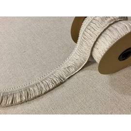 1.75" Natural 100% Cotton Extra Thick Brush Fringe Trim BRF-2/2 Upholstery/Drapery/Pillows/Interior Design/Embelishment