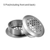 uxcell 33mm(1-5/16") Circular Soffit Vent, 5pcs Stainless Steel Circular Air
