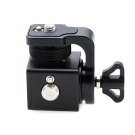 HangTon Monitor Mount for ARRI Hi5 DJI Focus Pro Handheld Unit to SmallHD Atomos 360° Tilt Rotatable 1/4"-20 3/8"-16 Threaded Screw Black