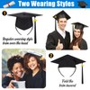Czlotyh 4 Pcs Graduation Cap Headband Insert Firm Anti-Fall Hairband