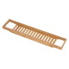 Bamboo Bathtub Tray Simple Durable Bathtub Rack Book Wine Holder