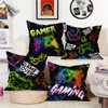Joymaison 18x18 Set of 4 Video Game Gaming Room Throw