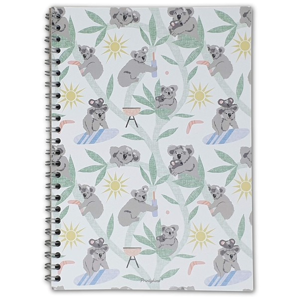 Koala Notebook – A5 / 21cm x 15cm / Wirebound/Lined