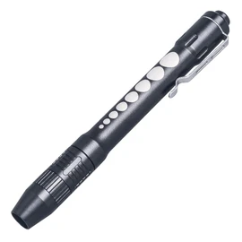 LIGHTFE Pen Light for Doctors and Nurses Penlight with Pupil Gauge, LED Source 150 Lumens (Max.Output) Frog Eye Optical Lens Zoomable for Auto Repairs, EDC Illumination, GOG Walking (D12-Y)