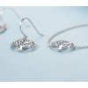 Agvana Sterling Silver Tree of Life Earrings for Women Family