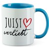 huuraa Juist in Love Coffee Cup Blue 330 ml with