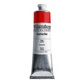 Williamsburg Artist Oil Colors by GOLDEN, Fanchon Red, 150 ml tube, Professional Oil Paint, Semi-Opaque
