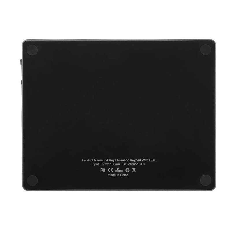 Number Pad BT Numeric Keypad 34 Key Keyboard HUB TypeC