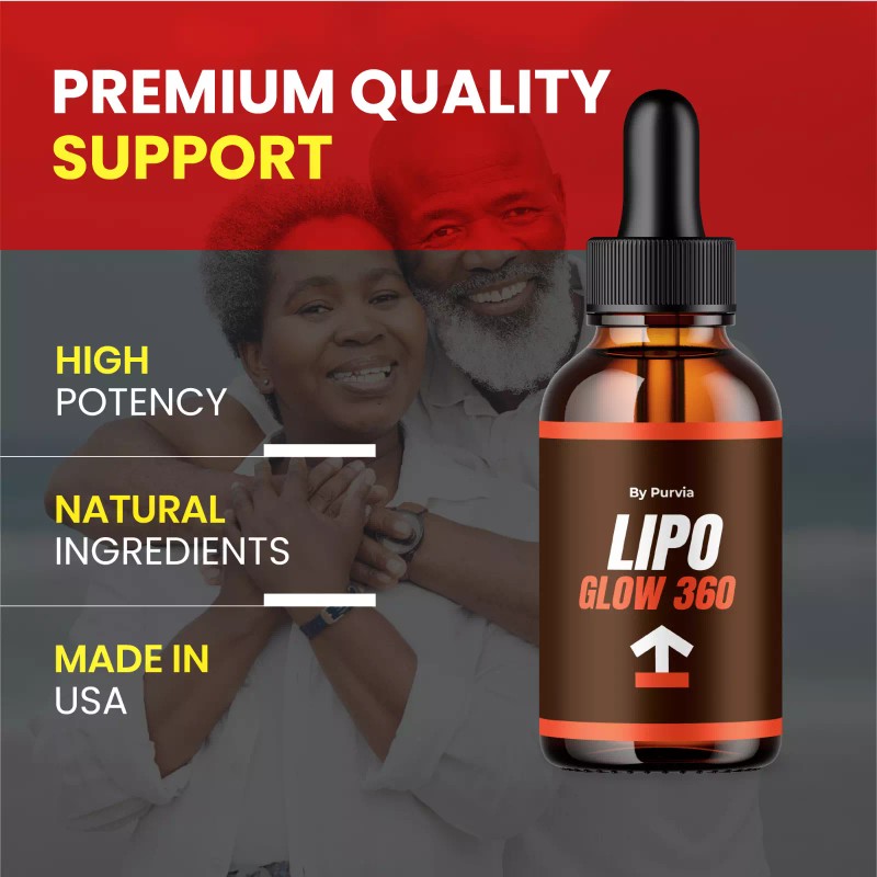 Purvia (5 Pack) Lipo Glow 360 Liquid Drops for Advanced