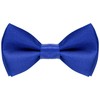 Bskifnn Kids Bow Tie Classic Solid Color Satin Bow Tie