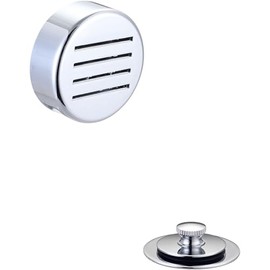 Olympia D-820T Overflow and Waste Drain Trim Kit Chrome