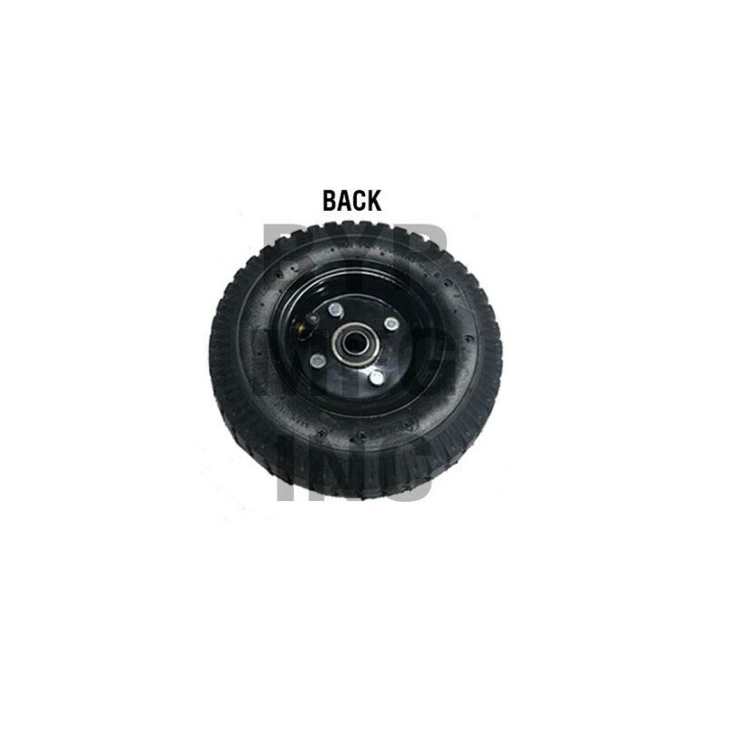 4 Pack - 8" Black Rim Pneumatic Tire/Wheel for Training