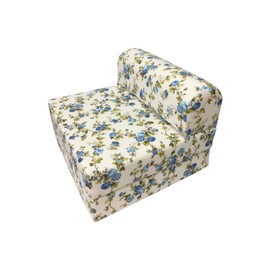 Amfuton Sleeper Chair Folding Foam Beds, Portable Foldable Bed 6 x32x70 Blue Rose