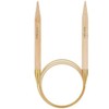 Tulip KKMM-1001000 Knitting Needle, Bamboo, Beige, 100 cm x 10