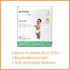 McKesson Baby Diapers, Size 4 (22 lbs to 37 lbs),