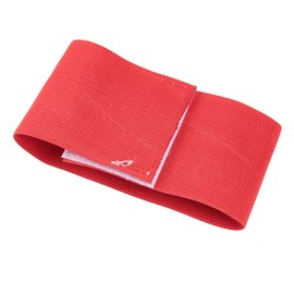Vgeby1 Captain's Armband Sports Armband for Football Ice Hockey Rugby Netball Tennis Basketball Red