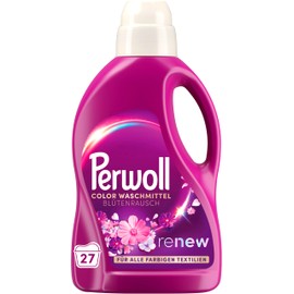 Perwoll Liquid Detergent, Flower Frenzy (1 x 27 Washes), Color & Whites, Floral Scent, 1.35L