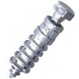 Cobra 244s Double Expansion Lag Bolt & Shield, 3/8"s