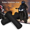 Keenso 2/Pair 7/8 Inch 22 Mm Universal Rubber Motorcycle Rhombic