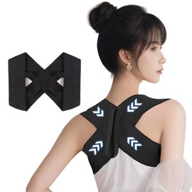 WZLL.SLSP Shoulder Brace Posture Corrector for Men & Women,Relieve Shoulder Soreness, Work Fatigue, Bad Posture, Correct Shoulder Posture (Small)