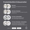 LED Spot Stainless Steel Set of 3