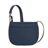 Travelon Unisex's Anti-Theft Metro Saddle Crossbody, Navy Heather, One Size