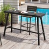 Crestlive Products Outdoor Bar Table, Hot Tub Table, 55'' Patio